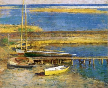 上陸用ボートのボート セオドア・ロビンソン Oil Paintings